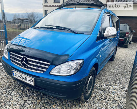 Синий Мерседес Вито, объемом двигателя 2.2 л и пробегом 345 тыс. км за 7299 $, фото 20 на Automoto.ua