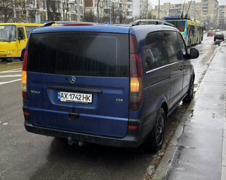 Синий Мерседес Вито, объемом двигателя 2.15 л и пробегом 362 тыс. км за 8299 $, фото 1 на Automoto.ua