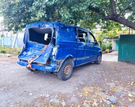 Синий Мерседес Вито, объемом двигателя 2.2 л и пробегом 270 тыс. км за 2500 $, фото 5 на Automoto.ua