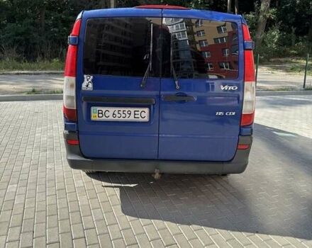 Синий Мерседес Вито, объемом двигателя 2.1 л и пробегом 317 тыс. км за 8100 $, фото 5 на Automoto.ua