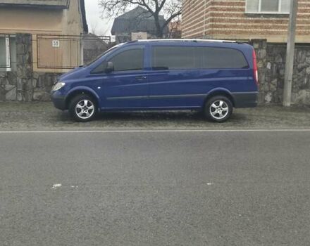 Синий Мерседес Вито, объемом двигателя 2.1 л и пробегом 496 тыс. км за 7800 $, фото 1 на Automoto.ua