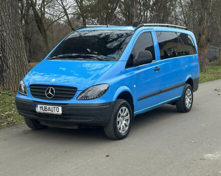 Синий Мерседес Вито, объемом двигателя 2.15 л и пробегом 379 тыс. км за 11111 $, фото 4 на Automoto.ua