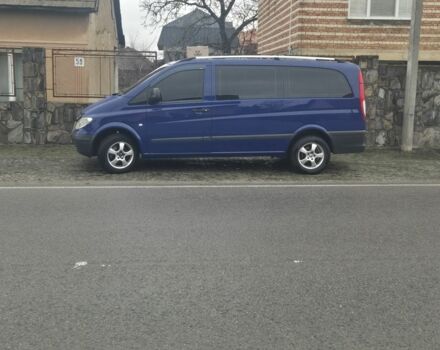 Синий Мерседес Вито, объемом двигателя 2.1 л и пробегом 496 тыс. км за 7800 $, фото 2 на Automoto.ua