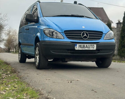 Синий Мерседес Вито, объемом двигателя 2.15 л и пробегом 379 тыс. км за 11111 $, фото 2 на Automoto.ua
