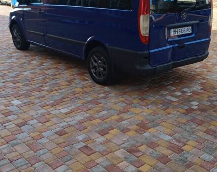 Синий Мерседес Вито, объемом двигателя 2.1 л и пробегом 347 тыс. км за 9999 $, фото 3 на Automoto.ua