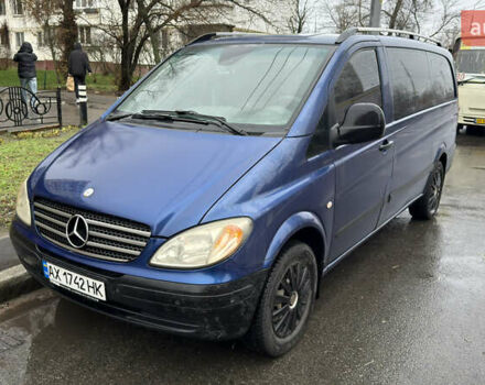 Синий Мерседес Вито, объемом двигателя 2.15 л и пробегом 362 тыс. км за 8299 $, фото 3 на Automoto.ua