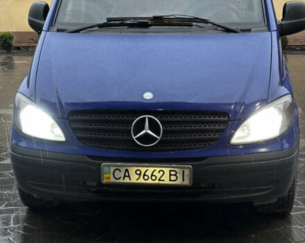 Синий Мерседес Вито, объемом двигателя 2.15 л и пробегом 367 тыс. км за 13000 $, фото 18 на Automoto.ua