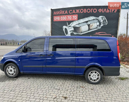 Синий Мерседес Вито, объемом двигателя 2.2 л и пробегом 294 тыс. км за 6500 $, фото 6 на Automoto.ua
