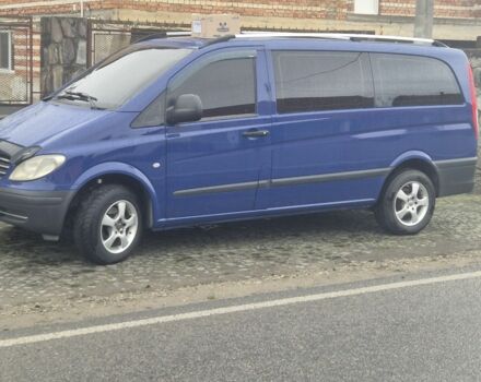 Синий Мерседес Вито, объемом двигателя 2.1 л и пробегом 496 тыс. км за 7800 $, фото 1 на Automoto.ua