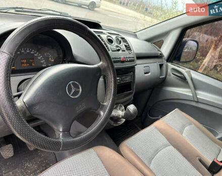 Синий Мерседес Вито, объемом двигателя 2.2 л и пробегом 294 тыс. км за 6500 $, фото 11 на Automoto.ua