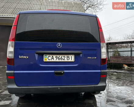 Синий Мерседес Вито, объемом двигателя 2.15 л и пробегом 367 тыс. км за 13000 $, фото 32 на Automoto.ua