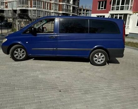 Синий Мерседес Вито, объемом двигателя 2.1 л и пробегом 317 тыс. км за 8100 $, фото 4 на Automoto.ua