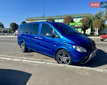 Синий Мерседес Вито, объемом двигателя 2.15 л и пробегом 469 тыс. км за 10300 $, фото 1 на Automoto.ua