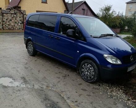 Синий Мерседес Вито, объемом двигателя 2.15 л и пробегом 242 тыс. км за 8300 $, фото 1 на Automoto.ua