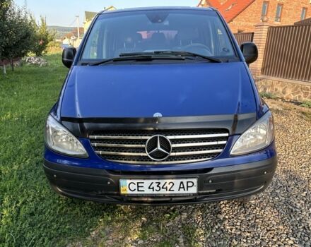 Синий Мерседес Вито, объемом двигателя 2.2 л и пробегом 230 тыс. км за 11400 $, фото 1 на Automoto.ua