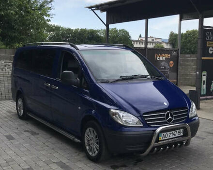 Синий Мерседес Вито, объемом двигателя 2.15 л и пробегом 221 тыс. км за 10000 $, фото 2 на Automoto.ua