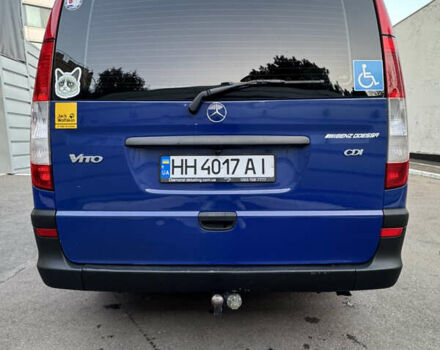 Синий Мерседес Вито, объемом двигателя 2.15 л и пробегом 281 тыс. км за 14999 $, фото 4 на Automoto.ua