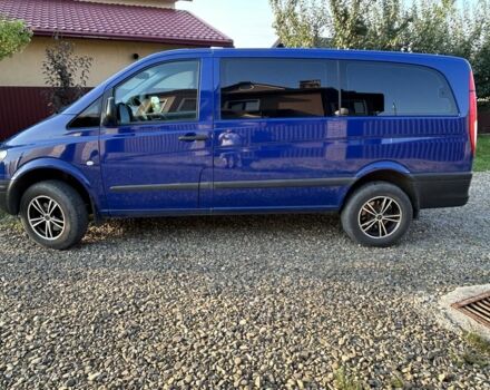 Синий Мерседес Вито, объемом двигателя 2.2 л и пробегом 230 тыс. км за 11400 $, фото 4 на Automoto.ua