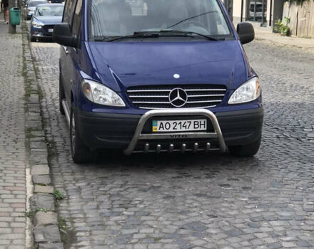 Синий Мерседес Вито, объемом двигателя 2.15 л и пробегом 221 тыс. км за 10000 $, фото 4 на Automoto.ua