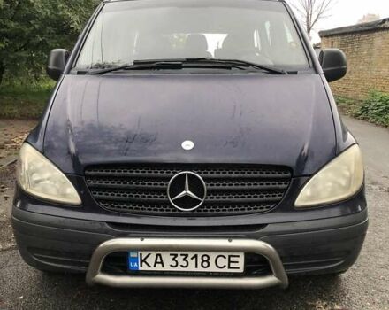 Синий Мерседес Вито, объемом двигателя 2.15 л и пробегом 414 тыс. км за 10500 $, фото 1 на Automoto.ua