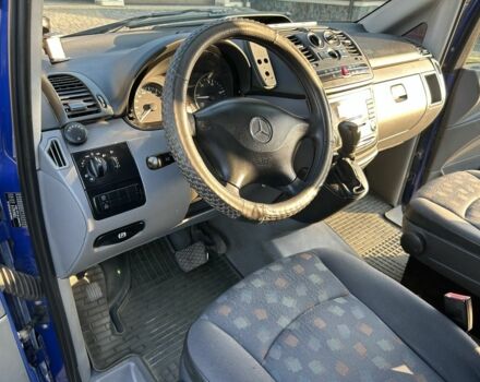 Синий Мерседес Вито, объемом двигателя 2.2 л и пробегом 230 тыс. км за 11400 $, фото 6 на Automoto.ua