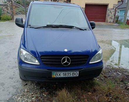 Синий Мерседес Вито, объемом двигателя 2.15 л и пробегом 242 тыс. км за 8300 $, фото 4 на Automoto.ua