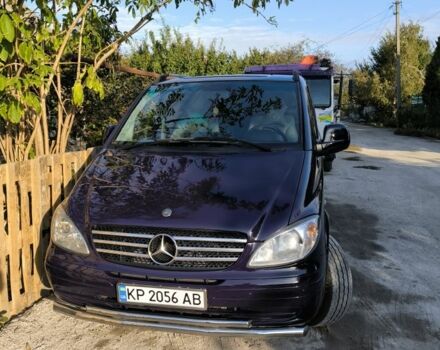 Синий Мерседес Вито, объемом двигателя 2.1 л и пробегом 302 тыс. км за 11800 $, фото 9 на Automoto.ua