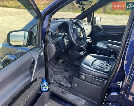 Синий Мерседес Вито, объемом двигателя 2.2 л и пробегом 480 тыс. км за 16000 $, фото 11 на Automoto.ua