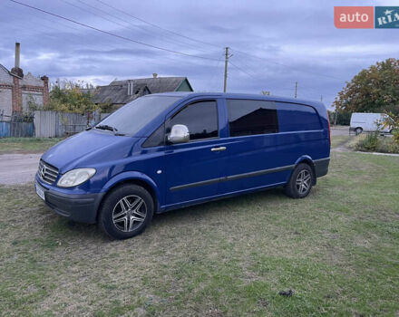 Синий Мерседес Вито, объемом двигателя 2.15 л и пробегом 390 тыс. км за 8900 $, фото 1 на Automoto.ua