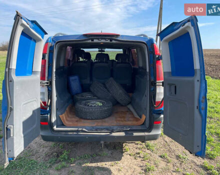 Синий Мерседес Вито, объемом двигателя 2.2 л и пробегом 298 тыс. км за 11400 $, фото 5 на Automoto.ua