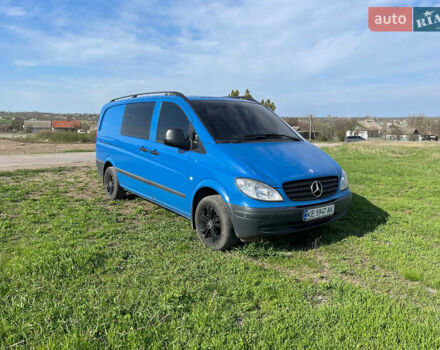 Синий Мерседес Вито, объемом двигателя 2.2 л и пробегом 298 тыс. км за 11400 $, фото 1 на Automoto.ua