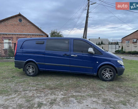Синий Мерседес Вито, объемом двигателя 2.15 л и пробегом 390 тыс. км за 8900 $, фото 5 на Automoto.ua