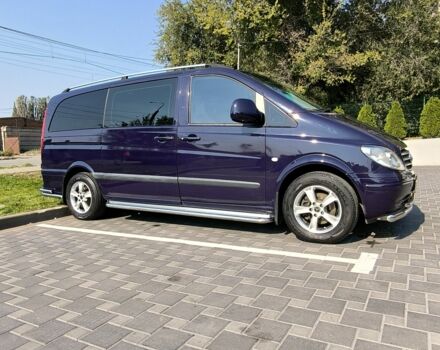 Синий Мерседес Вито, объемом двигателя 2.1 л и пробегом 302 тыс. км за 11800 $, фото 4 на Automoto.ua