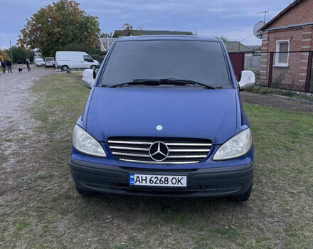 Синий Мерседес Вито, объемом двигателя 2.15 л и пробегом 390 тыс. км за 8900 $, фото 3 на Automoto.ua