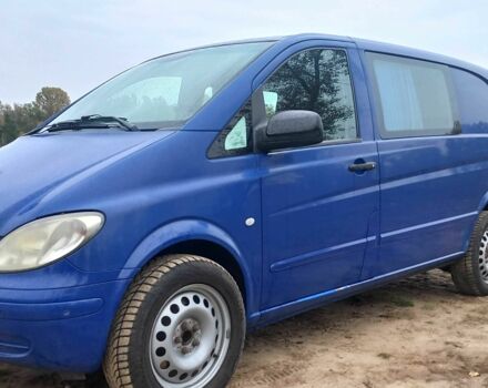 Синий Мерседес Вито, объемом двигателя 2.15 л и пробегом 320 тыс. км за 8700 $, фото 2 на Automoto.ua