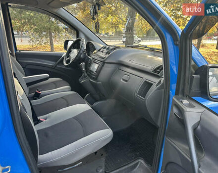 Синий Мерседес Вито, объемом двигателя 2.14 л и пробегом 226 тыс. км за 10700 $, фото 6 на Automoto.ua