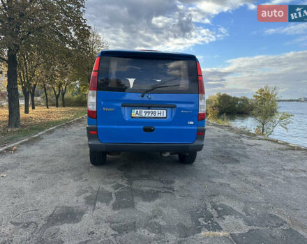 Синий Мерседес Вито, объемом двигателя 2.14 л и пробегом 226 тыс. км за 10700 $, фото 3 на Automoto.ua