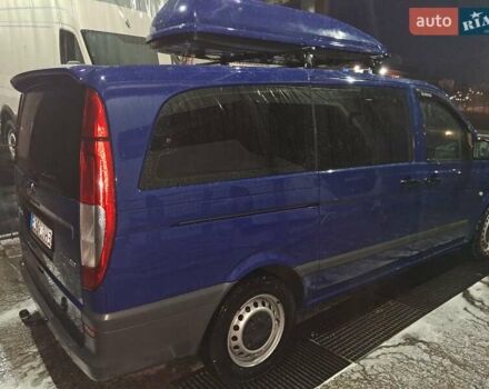 Синий Мерседес Вито, объемом двигателя 2.14 л и пробегом 285 тыс. км за 12000 $, фото 3 на Automoto.ua