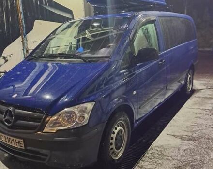 Синий Мерседес Вито, объемом двигателя 2.14 л и пробегом 285 тыс. км за 12000 $, фото 7 на Automoto.ua