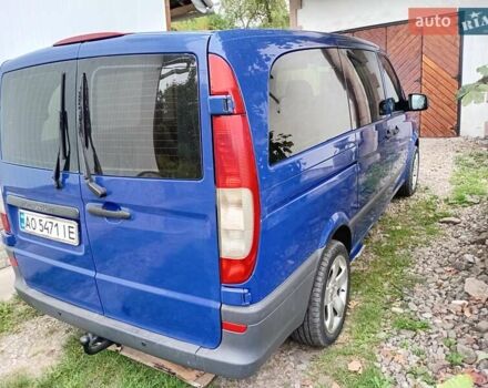 Синий Мерседес Вито, объемом двигателя 2.14 л и пробегом 395 тыс. км за 14500 $, фото 2 на Automoto.ua