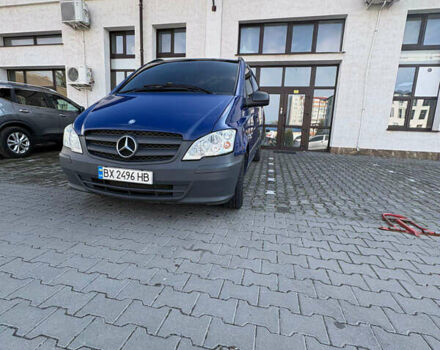 Синий Мерседес Вито, объемом двигателя 2.14 л и пробегом 400 тыс. км за 10000 $, фото 1 на Automoto.ua