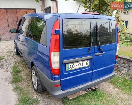 Синий Мерседес Вито, объемом двигателя 2.14 л и пробегом 395 тыс. км за 14500 $, фото 7 на Automoto.ua