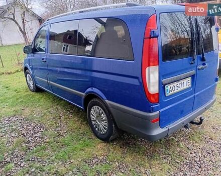 Синий Мерседес Вито, объемом двигателя 2.14 л и пробегом 395 тыс. км за 14500 $, фото 16 на Automoto.ua