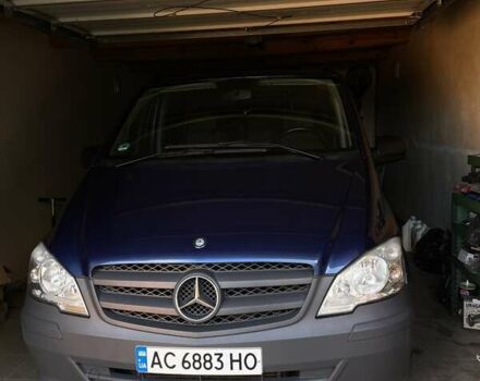 Синий Мерседес Вито, объемом двигателя 2.14 л и пробегом 385 тыс. км за 15999 $, фото 1 на Automoto.ua
