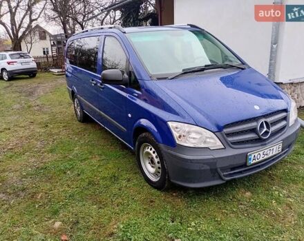 Синий Мерседес Вито, объемом двигателя 2.14 л и пробегом 395 тыс. км за 14500 $, фото 13 на Automoto.ua