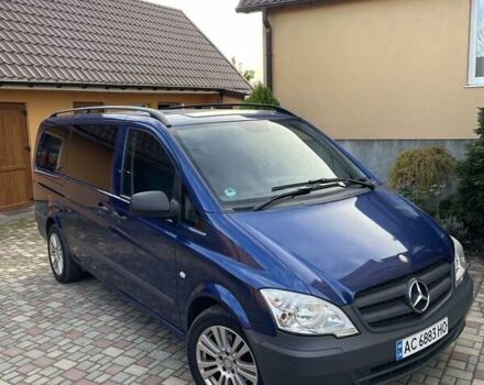 Синий Мерседес Вито, объемом двигателя 2.14 л и пробегом 385 тыс. км за 15999 $, фото 2 на Automoto.ua