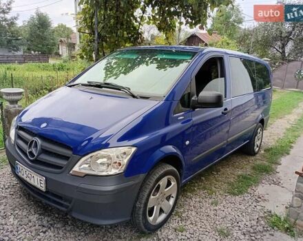 Синий Мерседес Вито, объемом двигателя 2.14 л и пробегом 395 тыс. км за 14500 $, фото 5 на Automoto.ua
