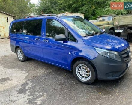 Синий Мерседес Вито, объемом двигателя 2.2 л и пробегом 210 тыс. км за 16700 $, фото 6 на Automoto.ua