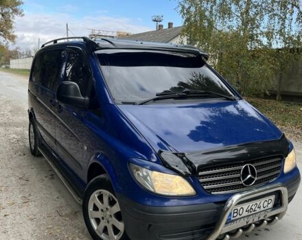 Синий Мерседес Вито, объемом двигателя 2.1 л и пробегом 270 тыс. км за 6600 $, фото 4 на Automoto.ua