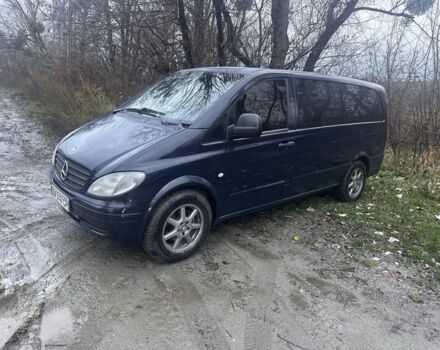 Синий Мерседес Вито, объемом двигателя 2.1 л и пробегом 300 тыс. км за 7500 $, фото 2 на Automoto.ua
